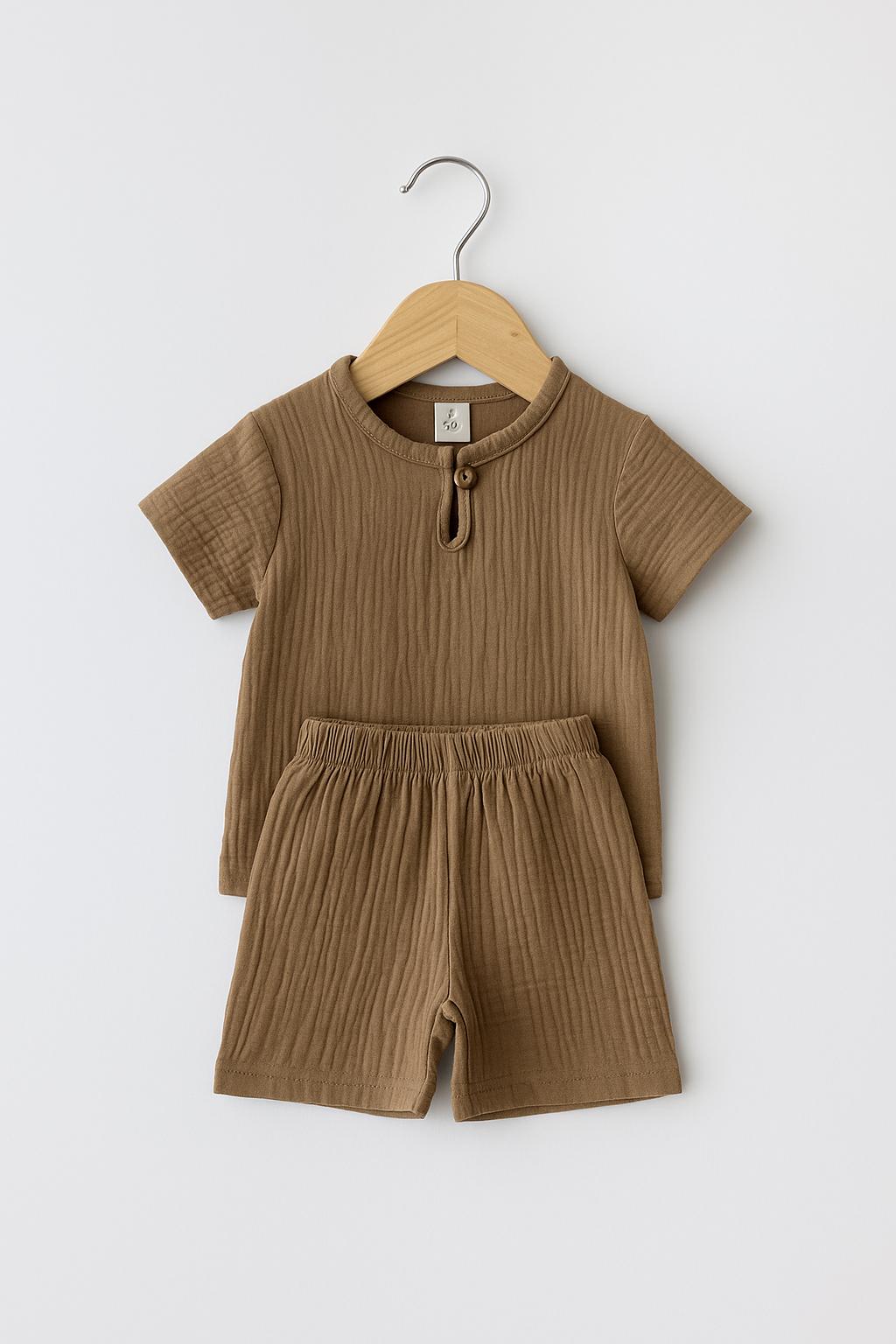 Sommer-Set für Babys & Kleinkinder – Zweiteilig aus Musselin