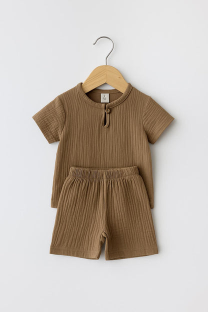 Sommer-Set für Babys & Kleinkinder – Zweiteilig aus Musselin