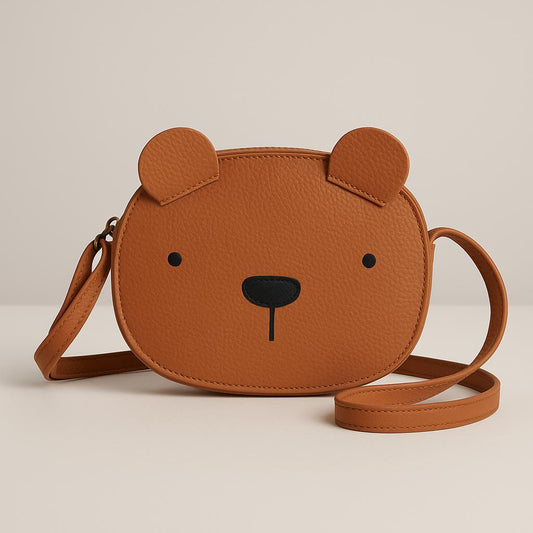 Süße Bärentasche für Mädchen – Schultertasche für Kinder mit Tiermotiv